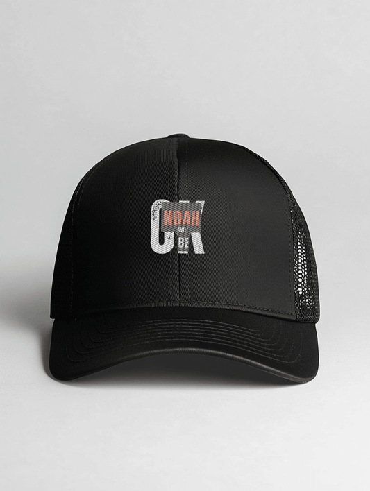 Personalized NOAH Black Trucker Hat