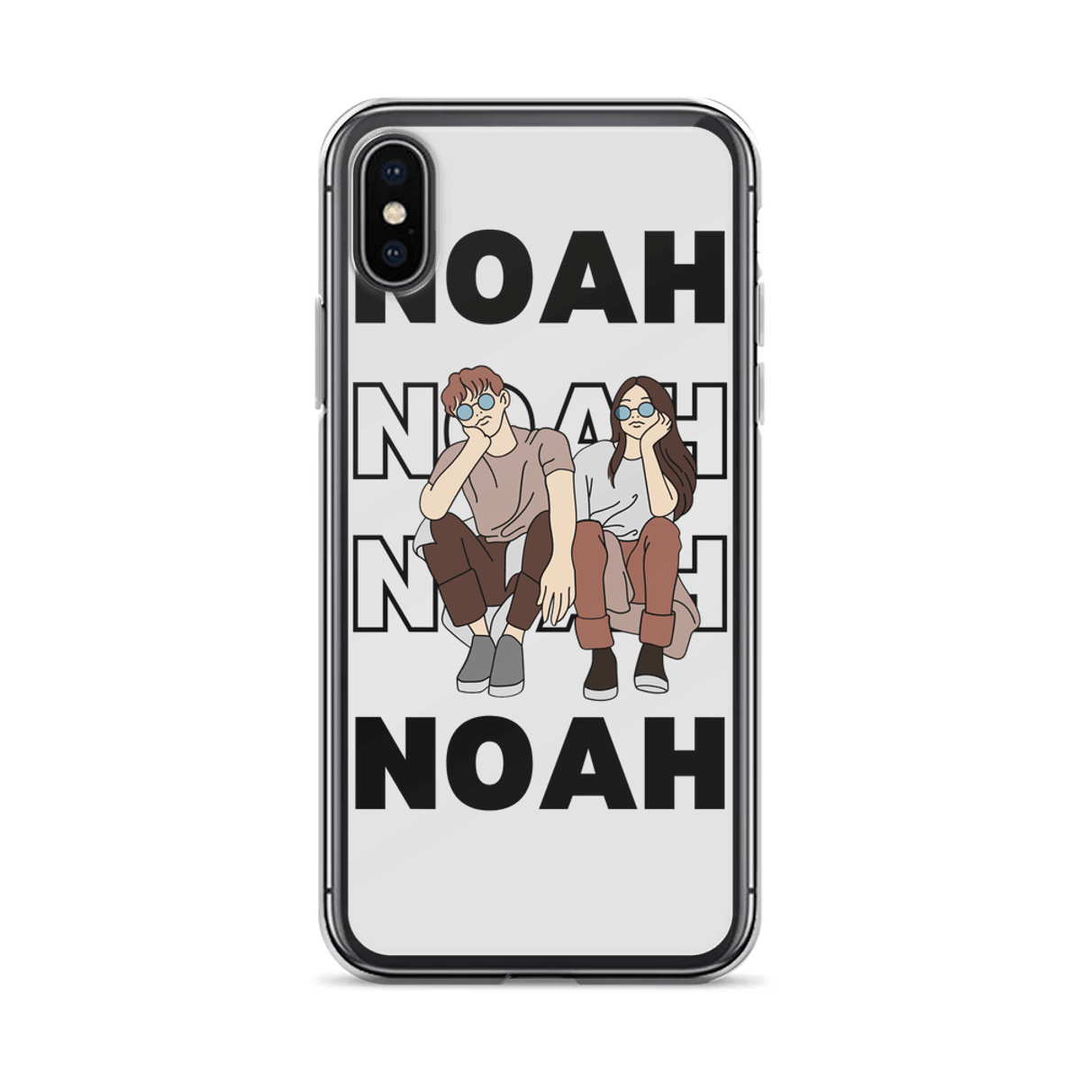 Personalized NOAH Clear Phone Case