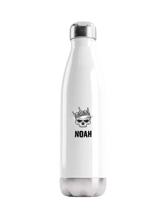 Personalized NOAH Skull Water Bottle