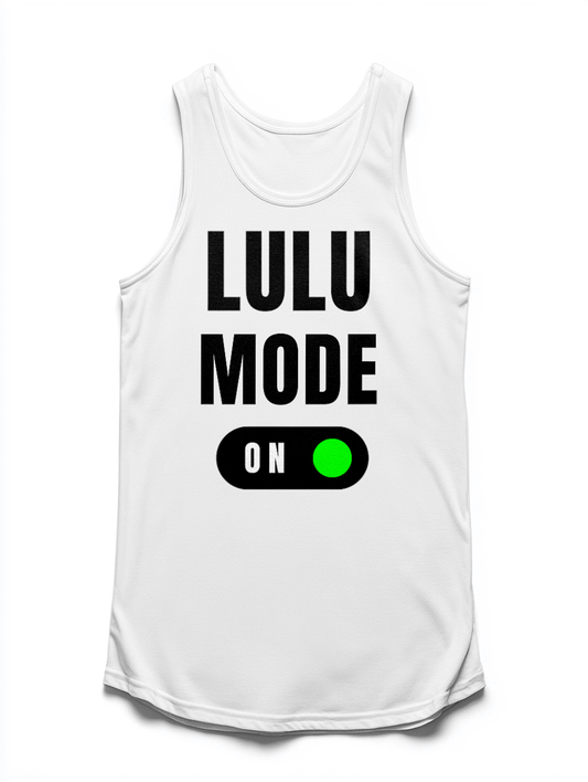 Personalized LULU Tank Top with Bold Typography