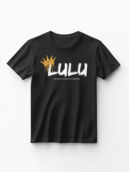 Personalized LULU T-Shirt with Gold Crown