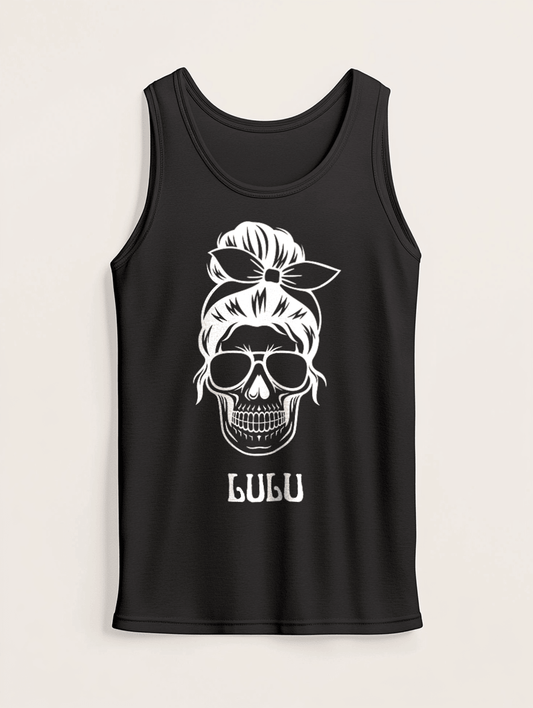 Personalized LULU Skull Tank Top