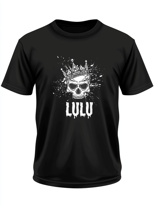 Personalized LULU Skull Crown T-Shirt