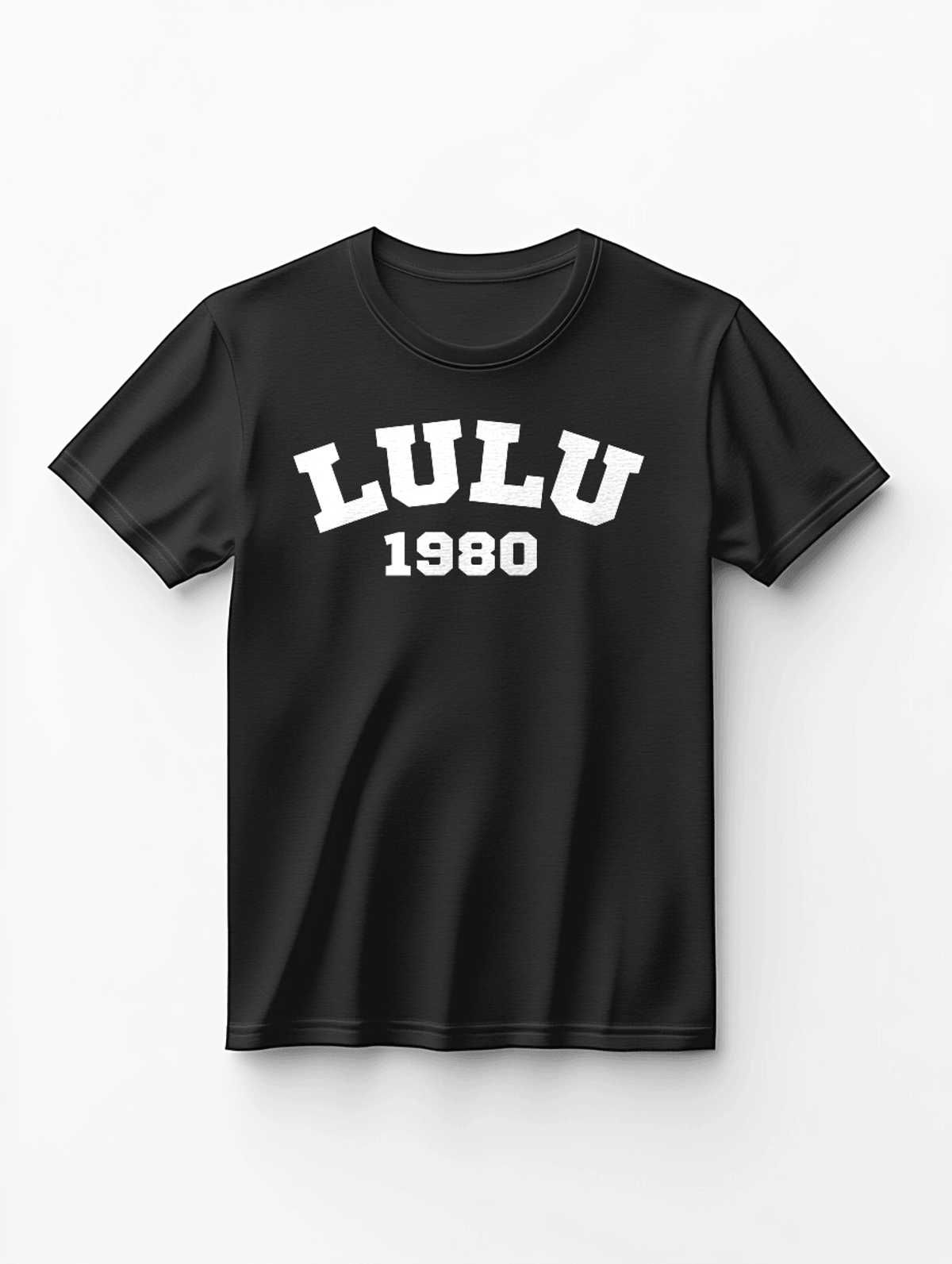 Personalized LULU Classic Black T-Shirt