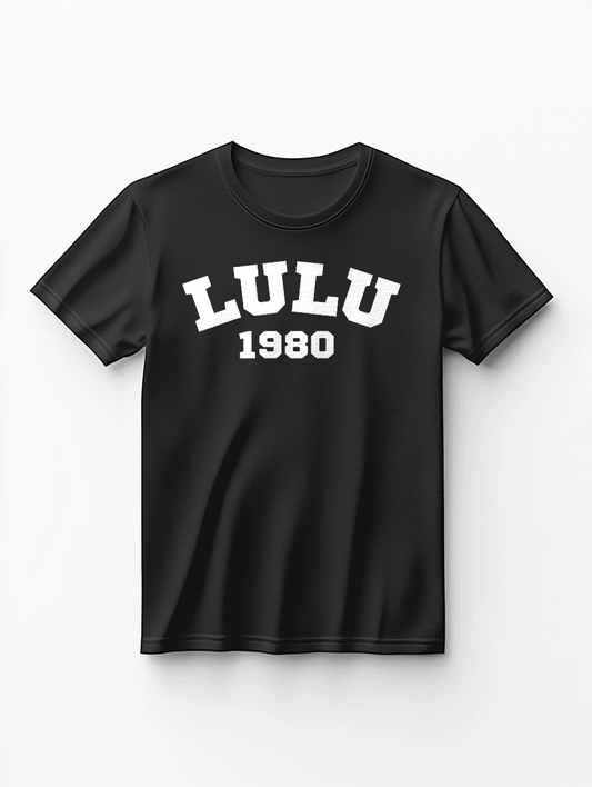 Personalized LULU Classic Black T-Shirt