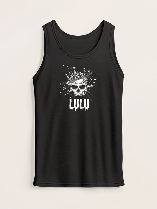 Personalized LULU Crowned Skull Tank Top