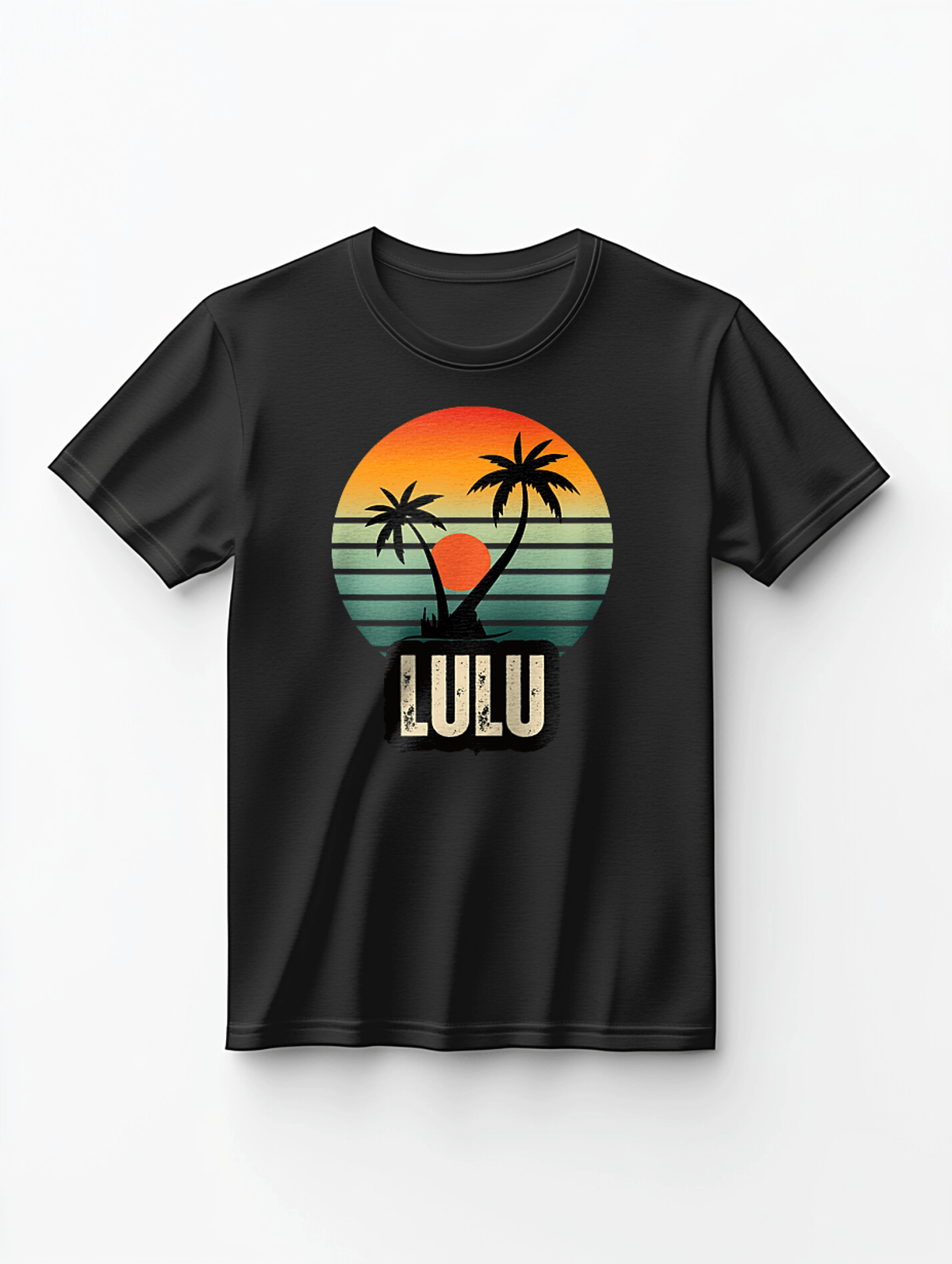 Personalized LULU Retro Beach Vibe T-Shirt