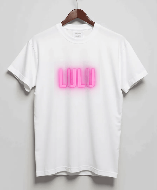 Personalized LULU Bold Neon-Pink T-Shirt