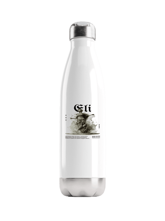 Personalized ELI Water Bottle with Classical Illustration