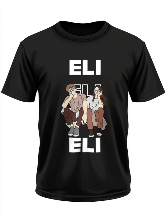 Personalized ELI T-Shirt with Playful Illustration