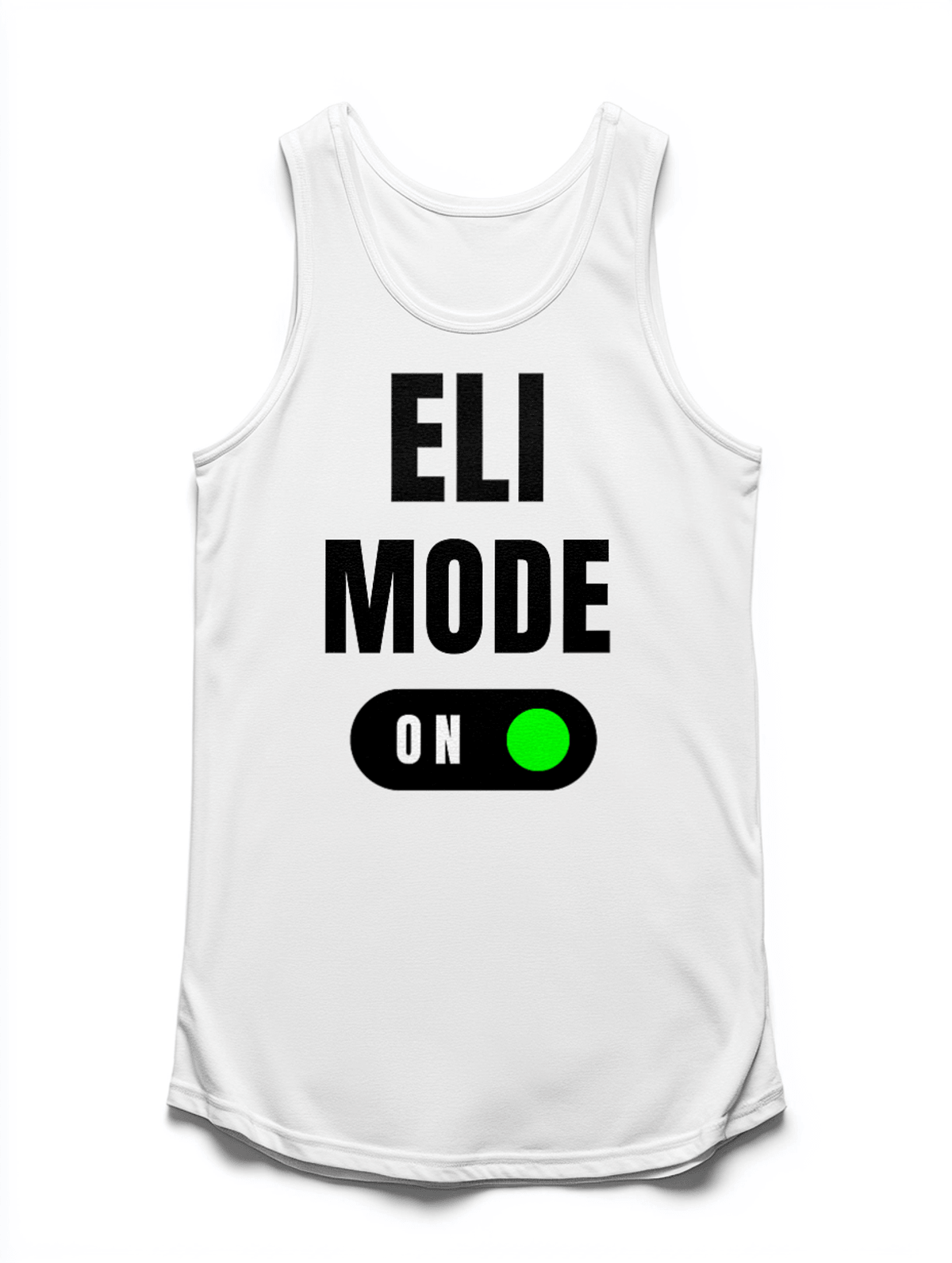Personalized ELI Tank Top with Bold Typography