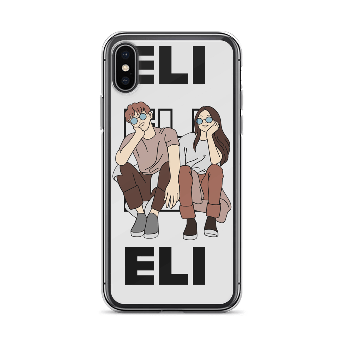 Personalized ELI Clear Phone Case
