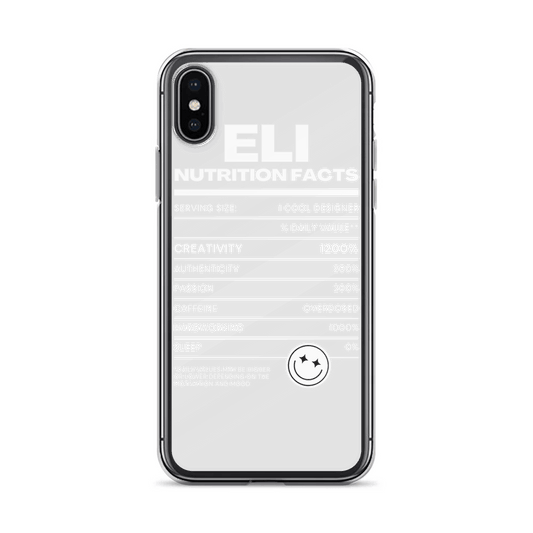 Personalized ELI Nutrition Facts Phone Case