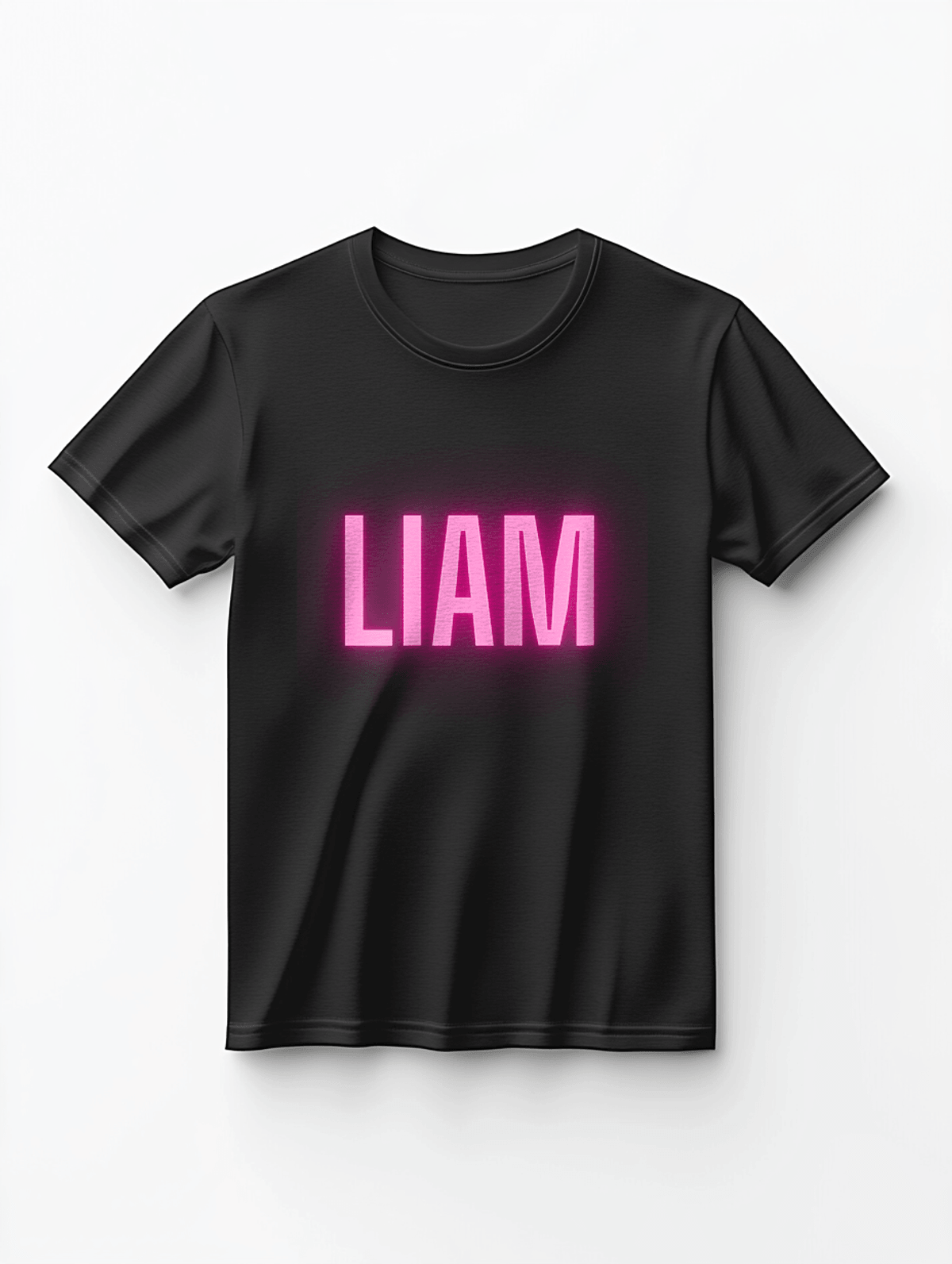 Personalized LIAM Neon-Pink T-Shirt