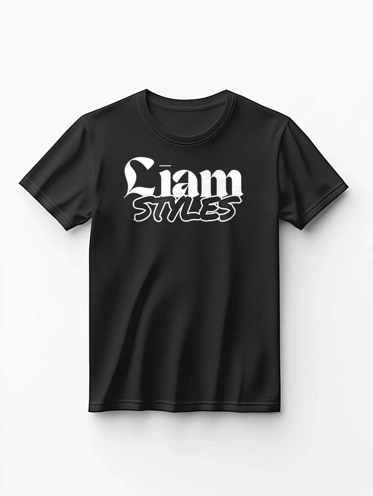 Personalized LIAM T-Shirt in Black and White