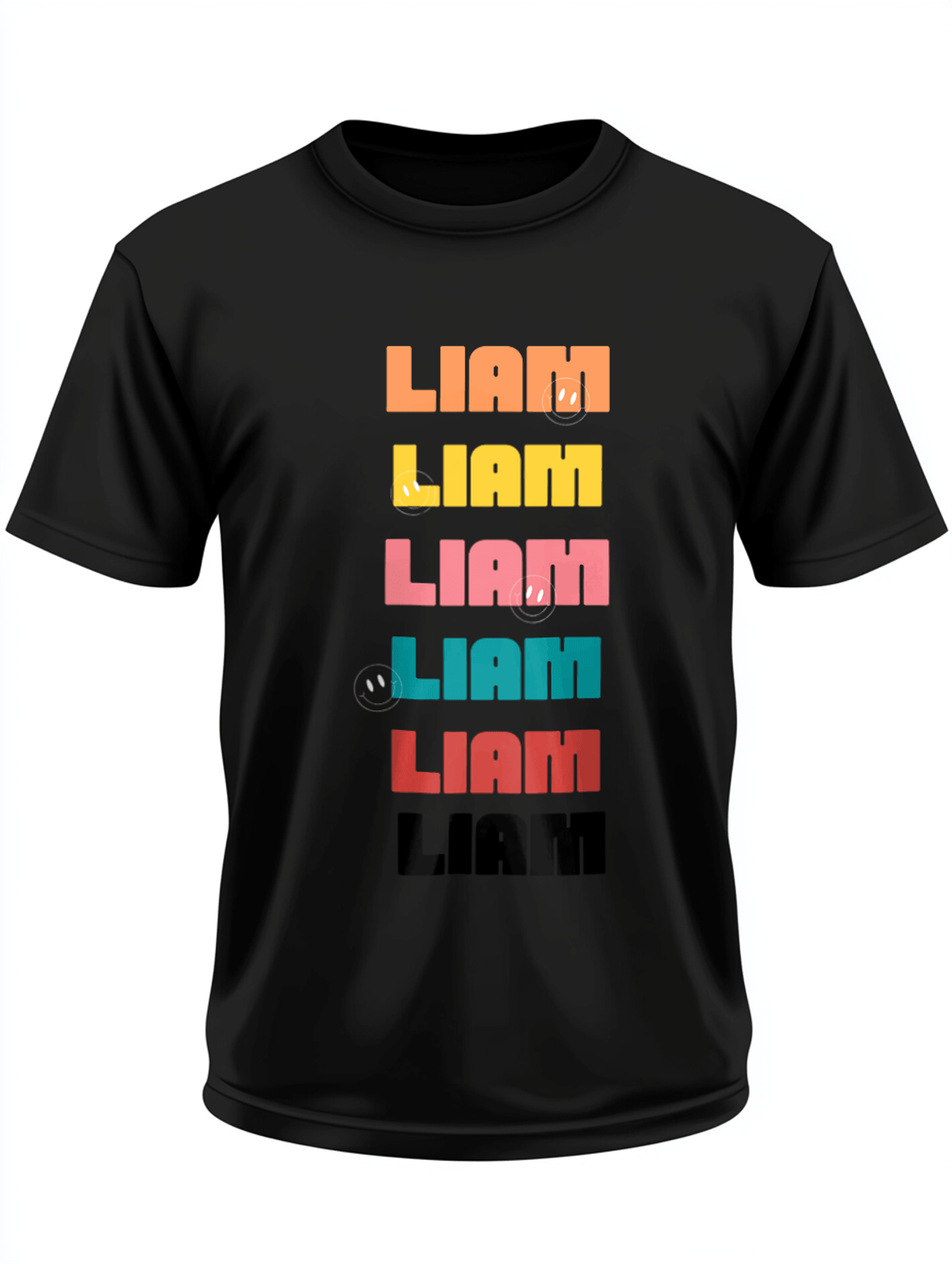 Personalized LIAM Retro Pop T-Shirt