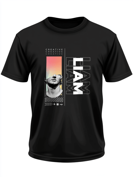 Personalized LIAM T-Shirt with Artistic Design
