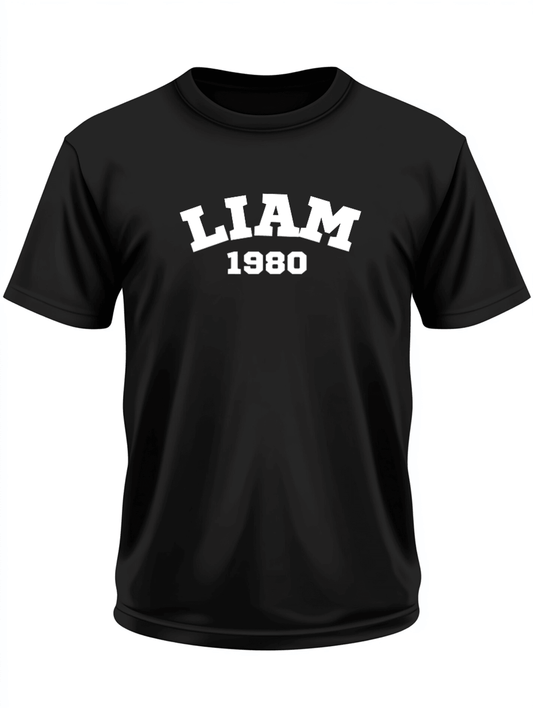 Personalized LIAM Vintage 1980 T-Shirt