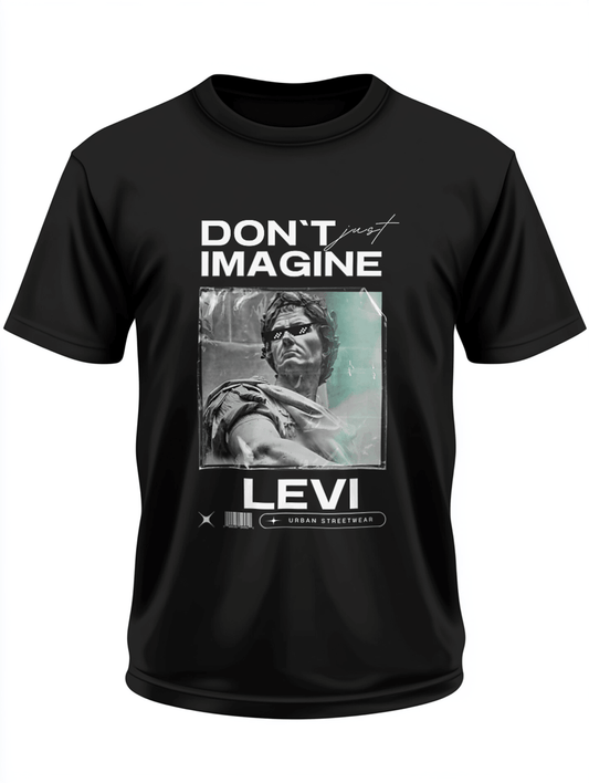 Personalized LEVI T-Shirt with Streetwise Attitude