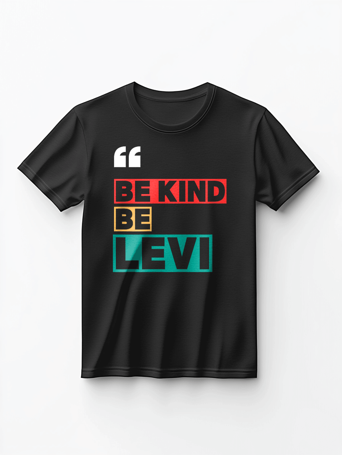 Personalized LEVI Be Kind T-Shirt