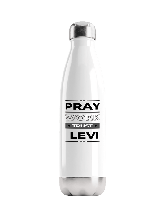 Personalized LEVI Motivational Water Bottle