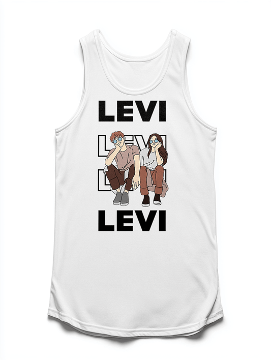 Personalized LEVI Relaxed Vibe Tank Top