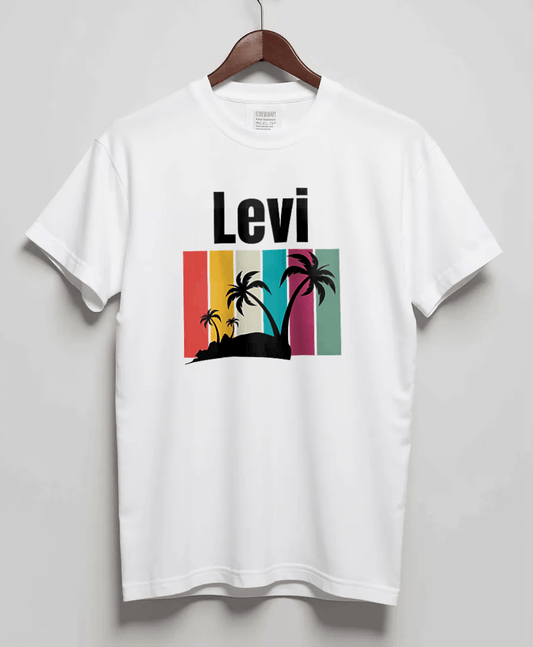 Personalized LEVI Island Vibe T-Shirt