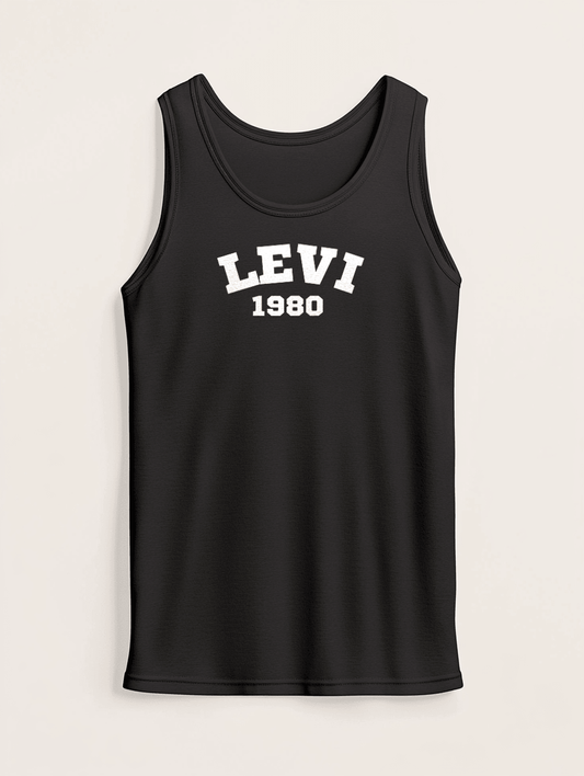 Personalized LEVI 1980 Vintage Sport Tank Top
