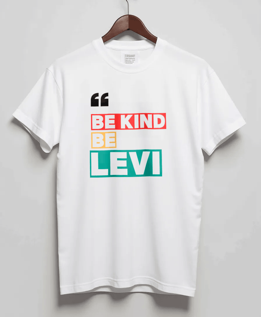 Personalized LEVI Be Kind T-Shirt