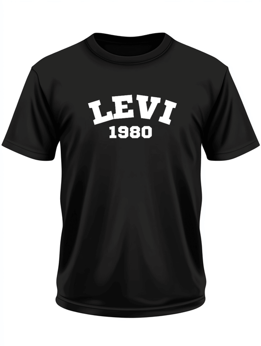 Personalized LEVI Vintage 1980 T-Shirt