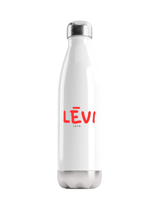 Personalized LEVI Stainless Steel Water Bottle