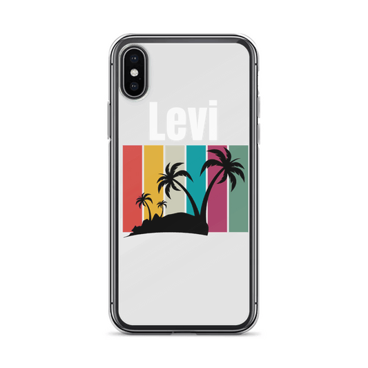 Personalized LEVI Tropical Retro Phone Case