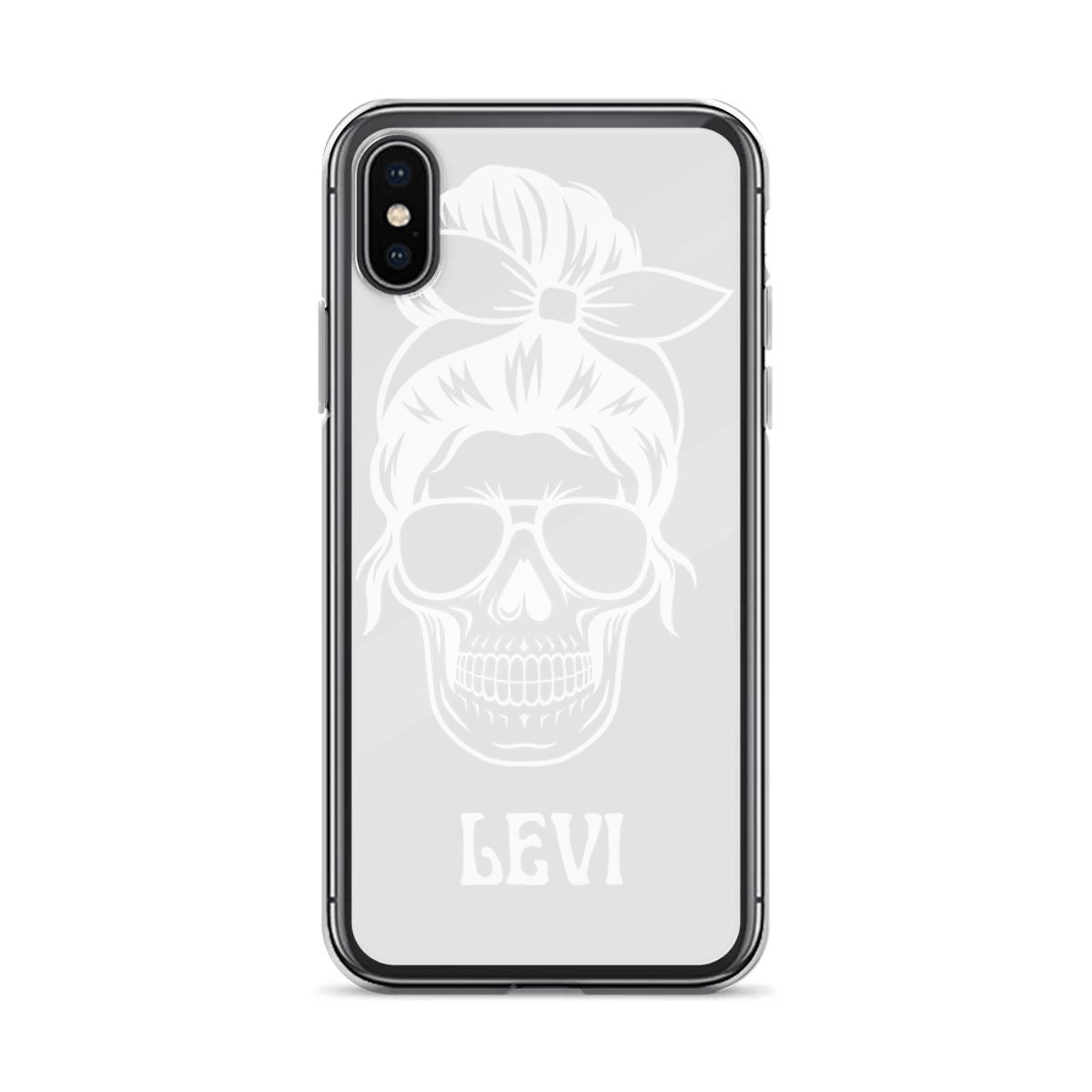 Personalized LEVI Skull Phone Case