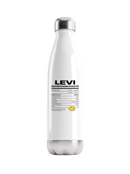 Personalized LEVI Hydration Bottle