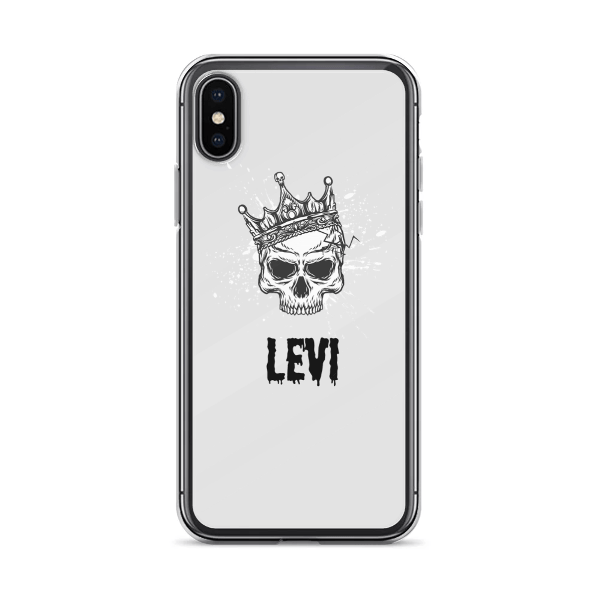 Personalized LEVI Skull Phone Case