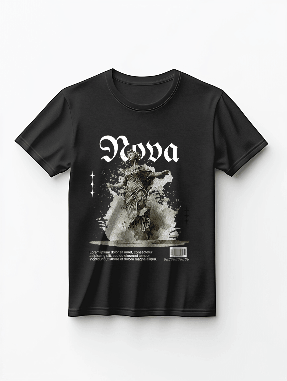 Personalized NOVA Monochrome Statue T-Shirt