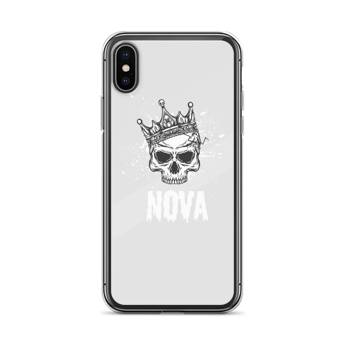 Personalized NOVA Crowned Skull Phone Case
