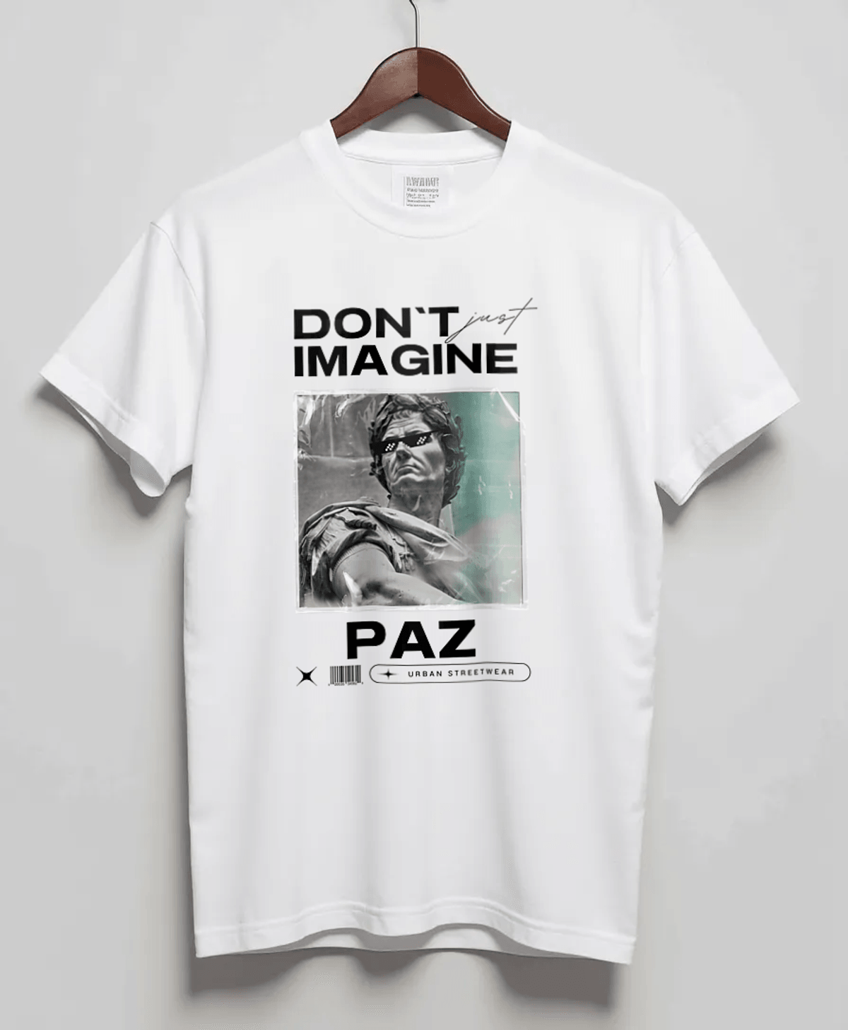 Personalized PAZ Urban Streetwear T-Shirt