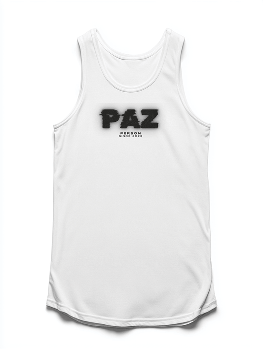 Personalized PAZ Glitch-Style Tank Top