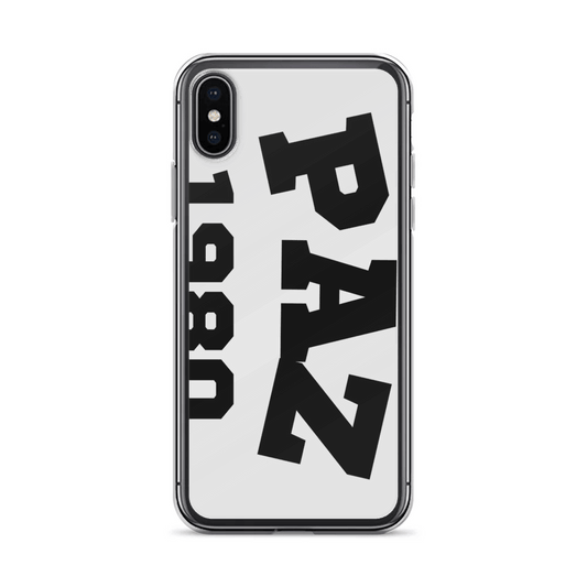 Personalized PAZ Clear Phone Case