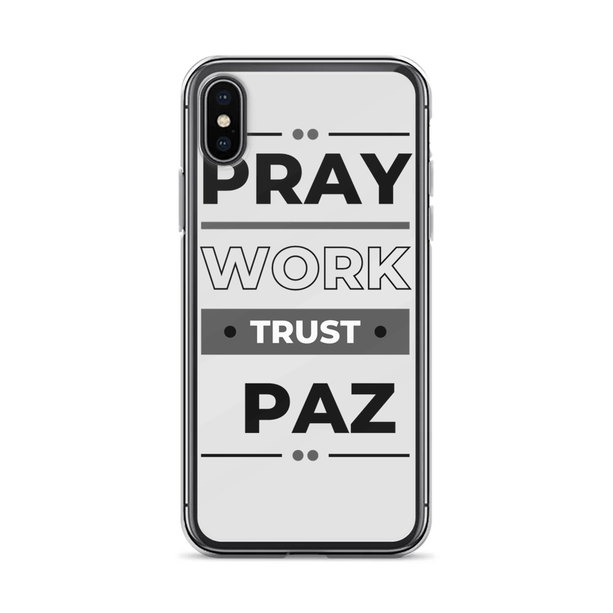Personalized PAZ Phone Case with Bold Typography