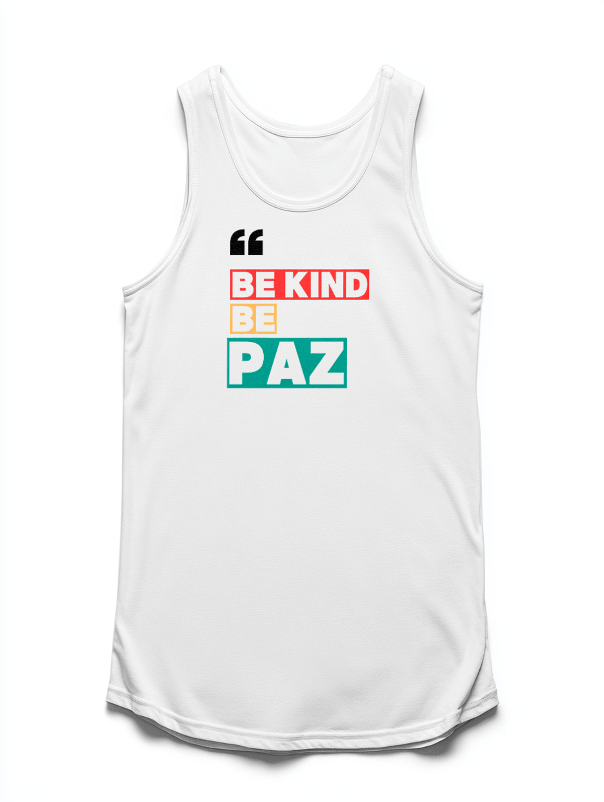 Personalized PAZ Be Kind Tank Top