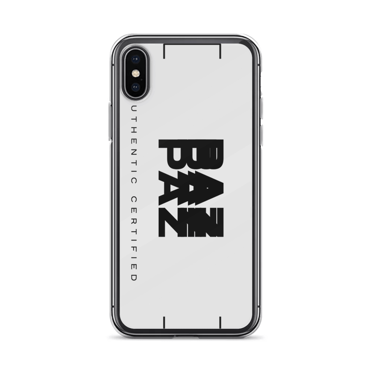Personalized PAZ Clear Phone Case with Modern Design