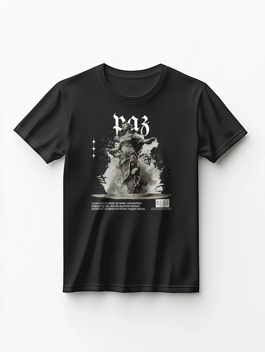 Personalized PAZ Monochrome Statue T-Shirt