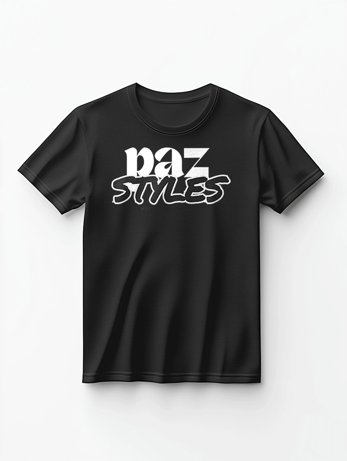 Personalized PAZ T-Shirt in Black and White