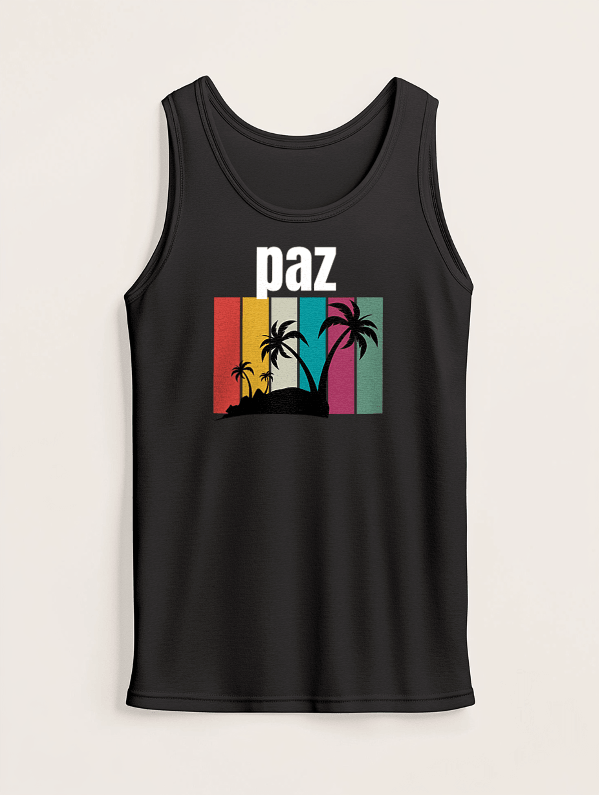 Personalized PAZ Beach Vibe Tank Top