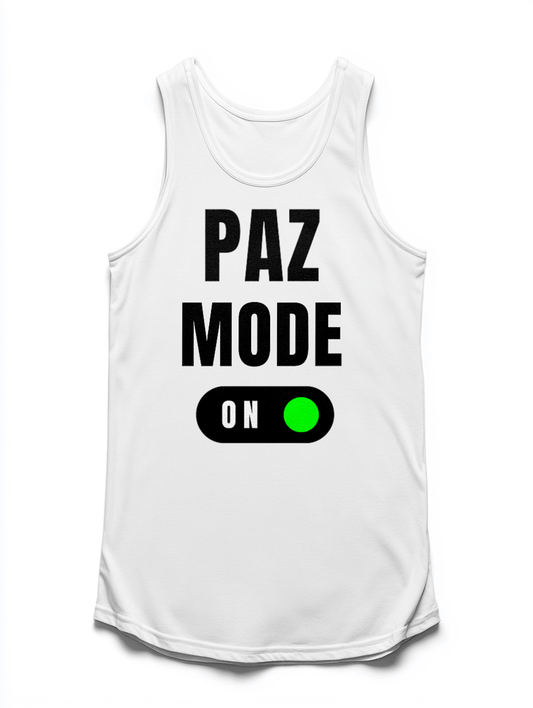 Personalized PAZ Tank Top with Bold Typography