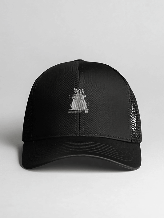 Personalized PAZ Black Trucker Hat