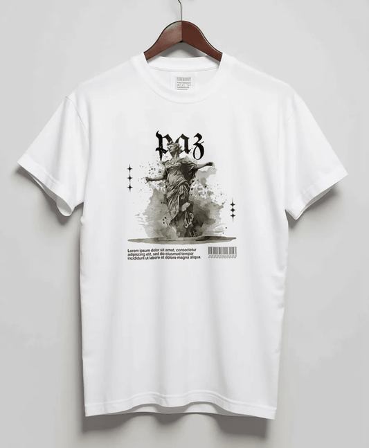 Personalized PAZ Blackletter Typography T-Shirt