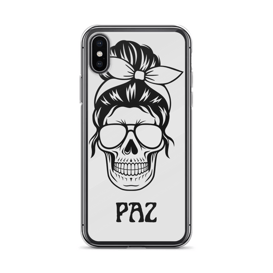 Personalized PAZ Skull Illustration Phone Case